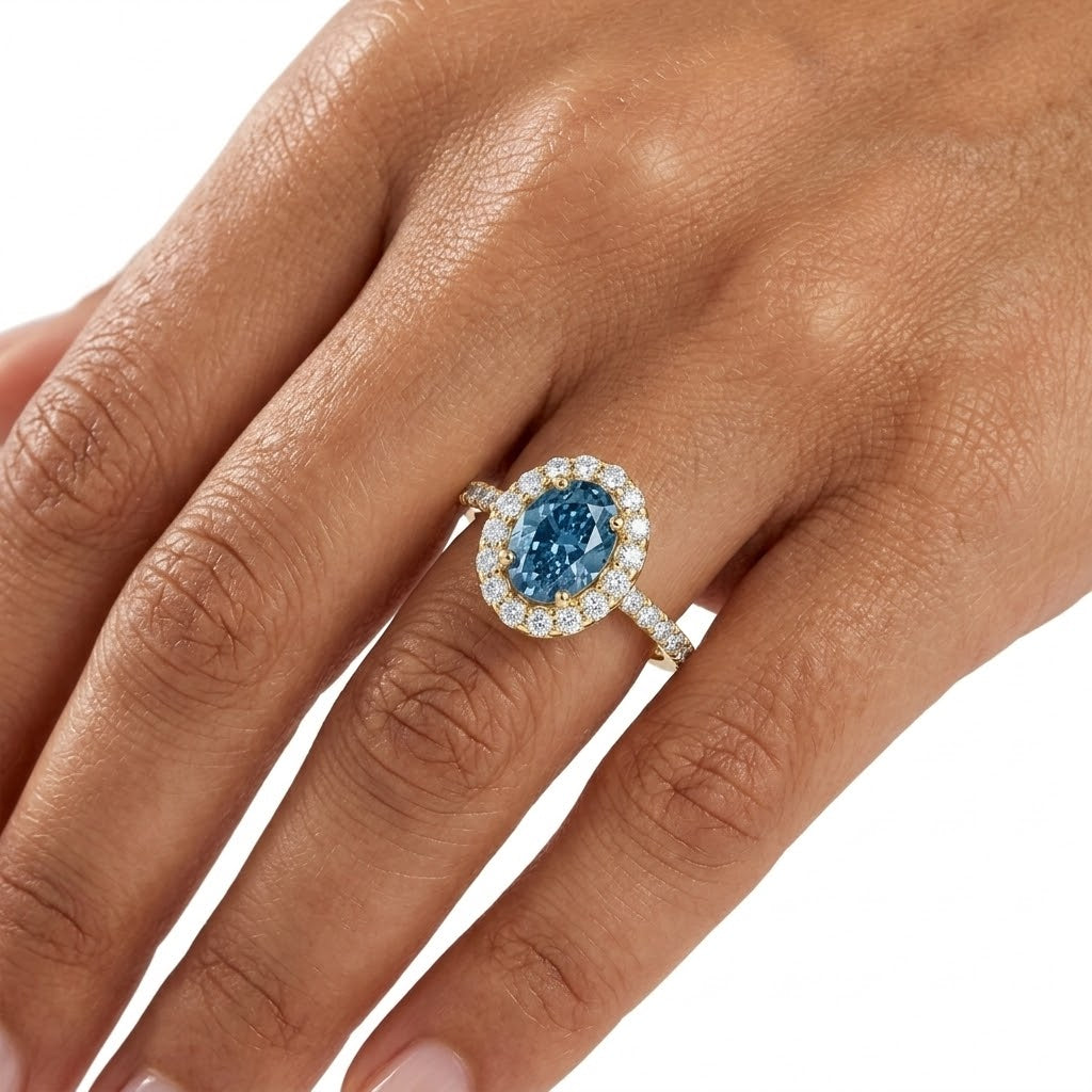 Trevi blue Diamond Ring