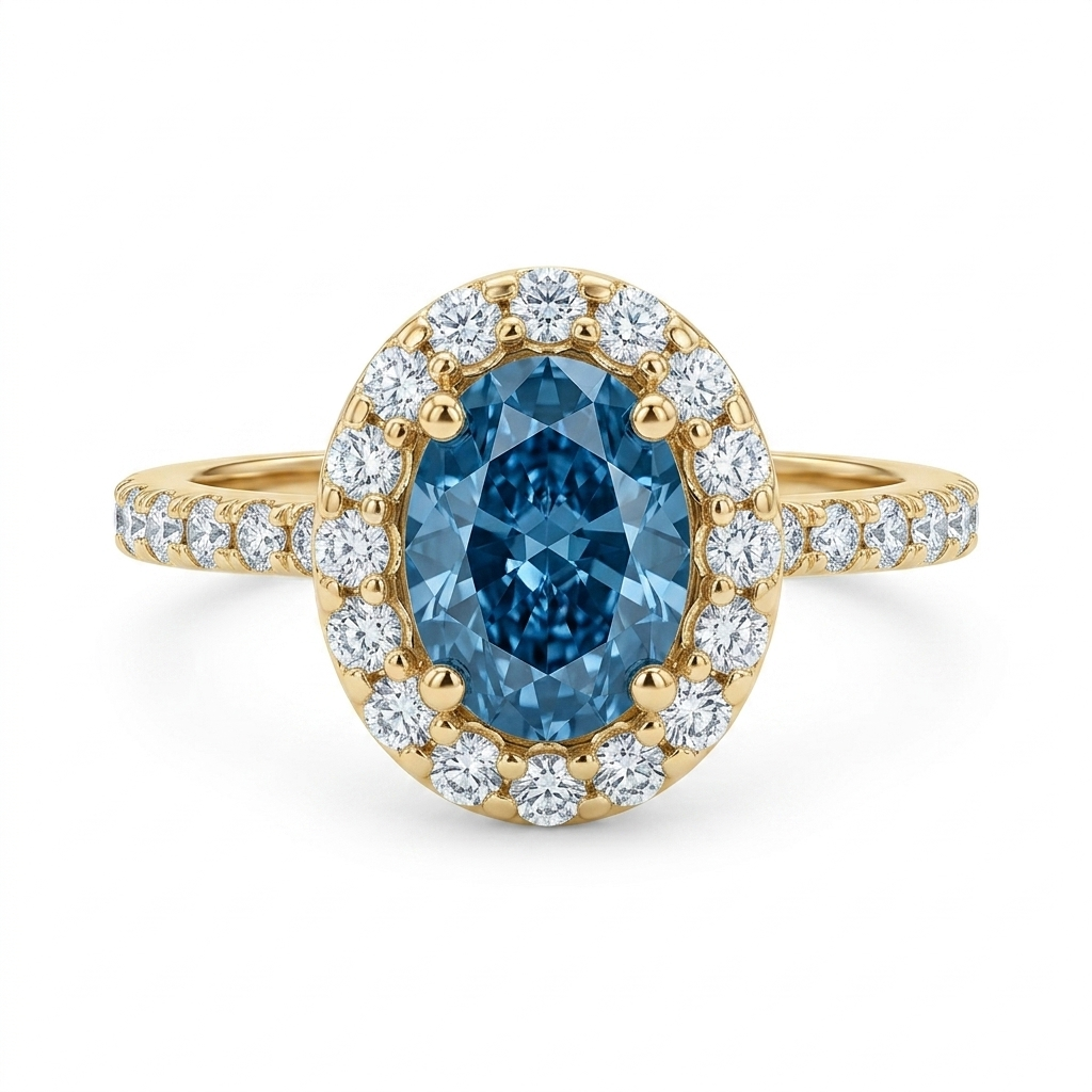 Trevi blue Diamond Ring